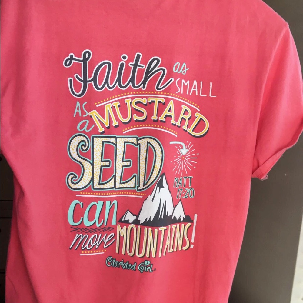 Cherished Girl Coral T Shirt